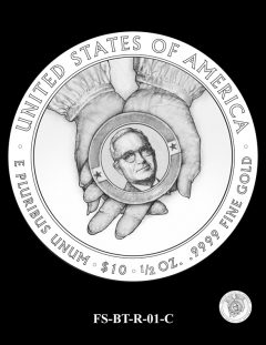 2015 First Spouse Gold Coin Design Candidate - FS-BT-R-01-C