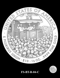 2015 First Spouse Gold Coin Design Candidate - FS-BT-R-04-C