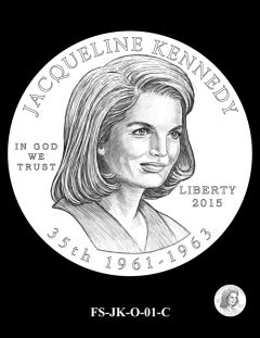 2015 First Spouse Gold Coin Design Candidate - FS-JK-O-01-C
