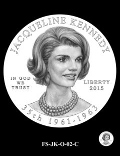 2015 First Spouse Gold Coin Design Candidate - FS-JK-O-02-C