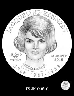 2015 First Spouse Gold Coin Design Candidate - FS-JK-O-03-C