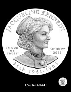2015 First Spouse Gold Coin Design Candidate - FS-JK-O-04-C