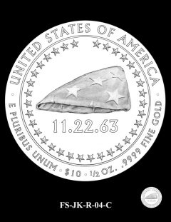2015 First Spouse Gold Coin Design Candidate - FS-JK-R-04-C