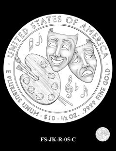 2015 First Spouse Gold Coin Design Candidate - FS-JK-R-05-C