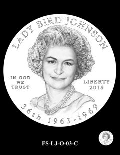 2015 First Spouse Gold Coin Design Candidate - FS-LJ-O-03-C