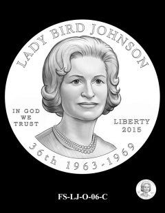 2015 First Spouse Gold Coin Design Candidate - FS-LJ-O-06-C