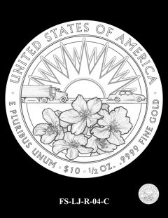 2015 First Spouse Gold Coin Design Candidate - FS-LJ-R-04-C