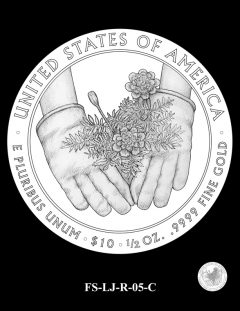 2015 First Spouse Gold Coin Design Candidate - FS-LJ-R-05-C