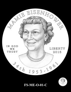 2015 First Spouse Gold Coin Design Candidate - FS-ME-O-01-C