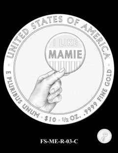 2015 First Spouse Gold Coin Design Candidate - FS-ME-R-03-C
