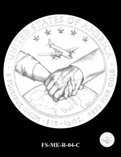 2015 First Spouse Gold Coin Design Candidate - FS-ME-R-04-C