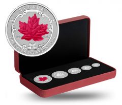 2015 Maple Leaf Silver Incuse Fractional Set
