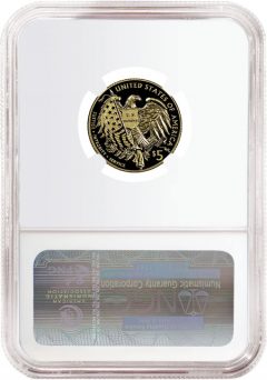 2015-W $5 Proof US Marshals Service Gold Commemorative Coin - Reverse