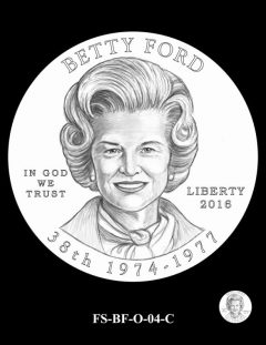 2016 First Spouse Gold Coin Design Candidate FS-BF-O-04-C