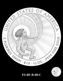 2016 First Spouse Gold Coin Design Candidate FS-BF-R-08-C