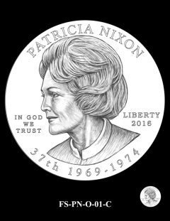 2016 First Spouse Gold Coin Design Candidate FS-PN-O-01-C