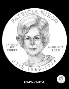 2016 First Spouse Gold Coin Design Candidate FS-PN-O-02-C