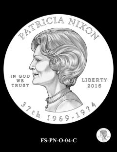 2016 First Spouse Gold Coin Design Candidate FS-PN-O-04-C