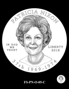 2016 First Spouse Gold Coin Design Candidate FS-PN-O-05-C
