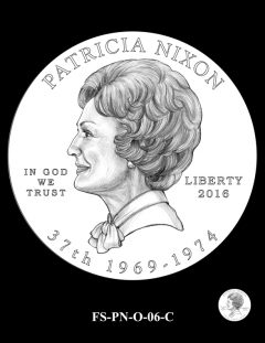 2016 First Spouse Gold Coin Design Candidate FS-PN-O-06-C