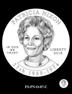 2016 First Spouse Gold Coin Design Candidate FS-PN-O-07-C