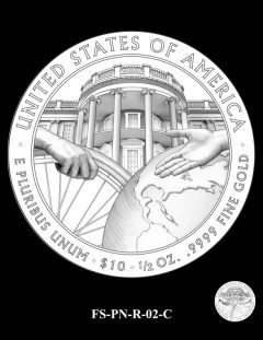 2016 First Spouse Gold Coin Design Candidate FS-PN-R-02-C