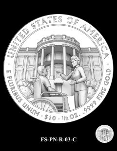 2016 First Spouse Gold Coin Design Candidate FS-PN-R-03-C