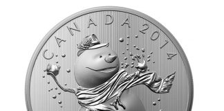 Canadian 2014 $20 Snowman Silver Coin for $20 Canadian 2014 $20 Snowman Silver Coin for $20