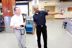 Darrin Unser, CoinNews, and Material Treatment Supervisor Ralph Hodge, SF Mint