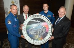 David Saint-Jacques, John Bell, Jeremy Hansen and Walter Natynczyk