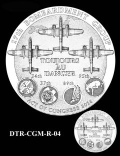 Doolittle Tokyo Raiders Congressional Gold Medal Design Candidate DTR-CGM-R-04