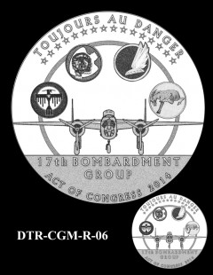 Doolittle Tokyo Raiders Congressional Gold Medal Design Candidate DTR-CGM-R-06