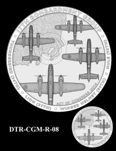Doolittle Tokyo Raiders Congressional Gold Medal Design Candidate DTR-CGM-R-08