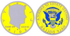 Treatment for the 2014-S Enhanced Uncirculated 50th Anniversary Kennedy Half-Dollar