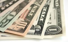 US Money - $1, $5, $10 and $20