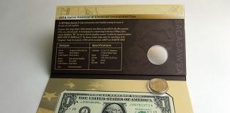 2014 American $1 Coin and Currency Set Photos $1 Coin popped out of 2014 American $1 Coin and Currency Set