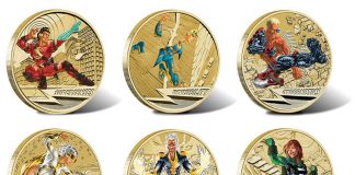 Complete Set of 2014 Young Collectors Super Powers Coins 2014 Young Collectors Super Powers Series $1 Coins