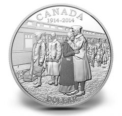 2014 100th Anniversary of the Declaration of the First World War Proof Silver Dollar