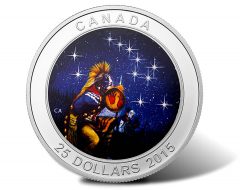 2015 Canada $25 The Quest Star Charts Silver Coin