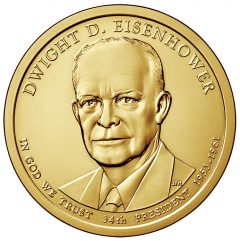 2015 Eisenhower Presidential $1 Coin