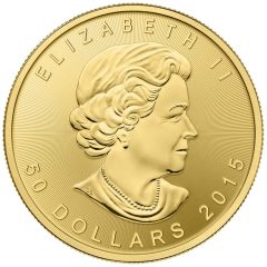 2015 Gold Maple Leaf Bullion Coin - Obverse