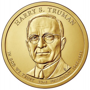 2015 Truman Presidential $1 Coin