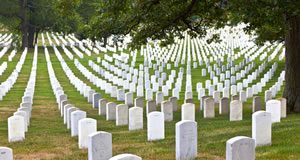 WWI Veterans Centennial Commemorative Coin Act Passes Senate Gravestones on Arlington National Cemetery