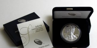 2015 Proof American Silver Eagle Price Set at $48.95 Photo of 2014 Proof American Silver Eagle
