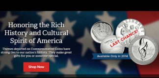 Coin Discovery Set, Last Chance Commemoratives, Popular Coin News US Mint Last Chance Banner for 2014 Commemorative Coins
