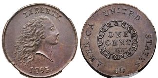 Two U.S. Coins Top $2 Million in Heritage FUN Auction 1793 Chain Cent