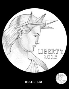 2015 High Relief Silver Medal Candidate Design, HR-O-01-M