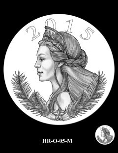 2015 High Relief Silver Medal Candidate Design, HR-O-05-M
