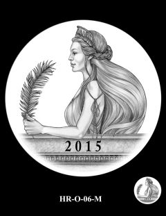 2015 High Relief Silver Medal Candidate Design, HR-O-06-M