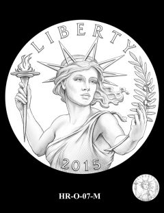 2015 High Relief Silver Medal Candidate Design, HR-O-07-M
